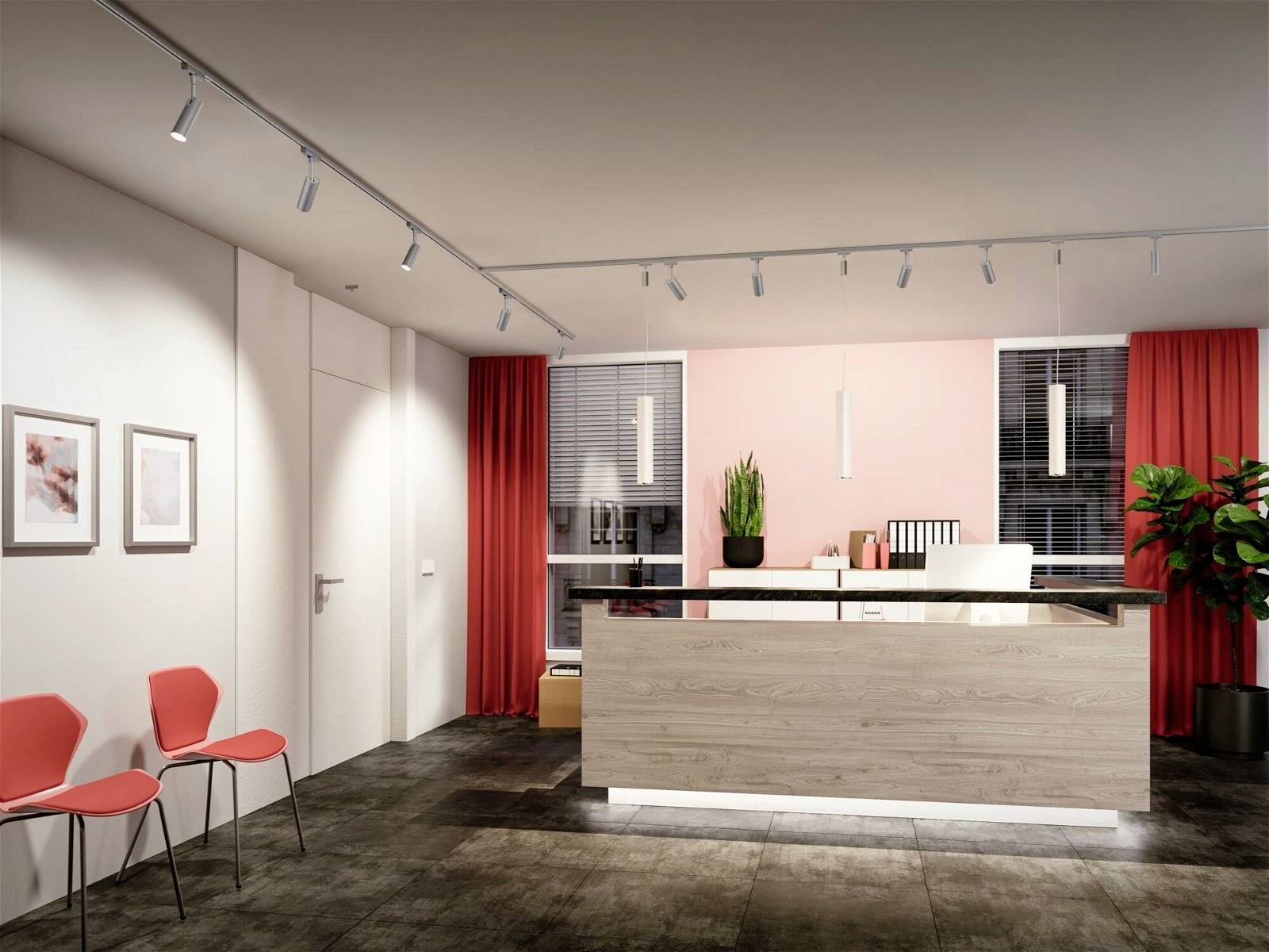 Paulmann Catalejo Hochvolt-Schienensystem-Leuchte URail GU10 Signal-Weiß