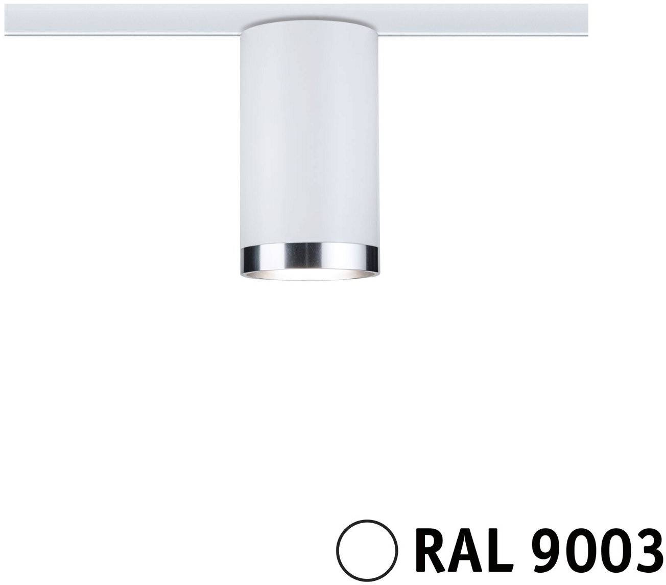 Paulmann Tube Hochvolt-Schienensystem-Leuchte URail GU10 Signal-Weiß