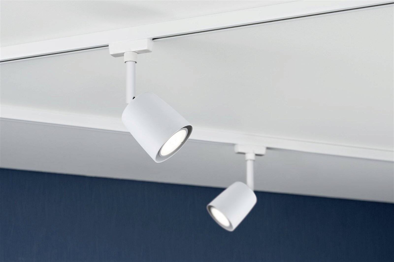 Paulmann Cover Hochvolt-Schienensystem-Leuchte URail GU10 10W LED Signal-Weiß
