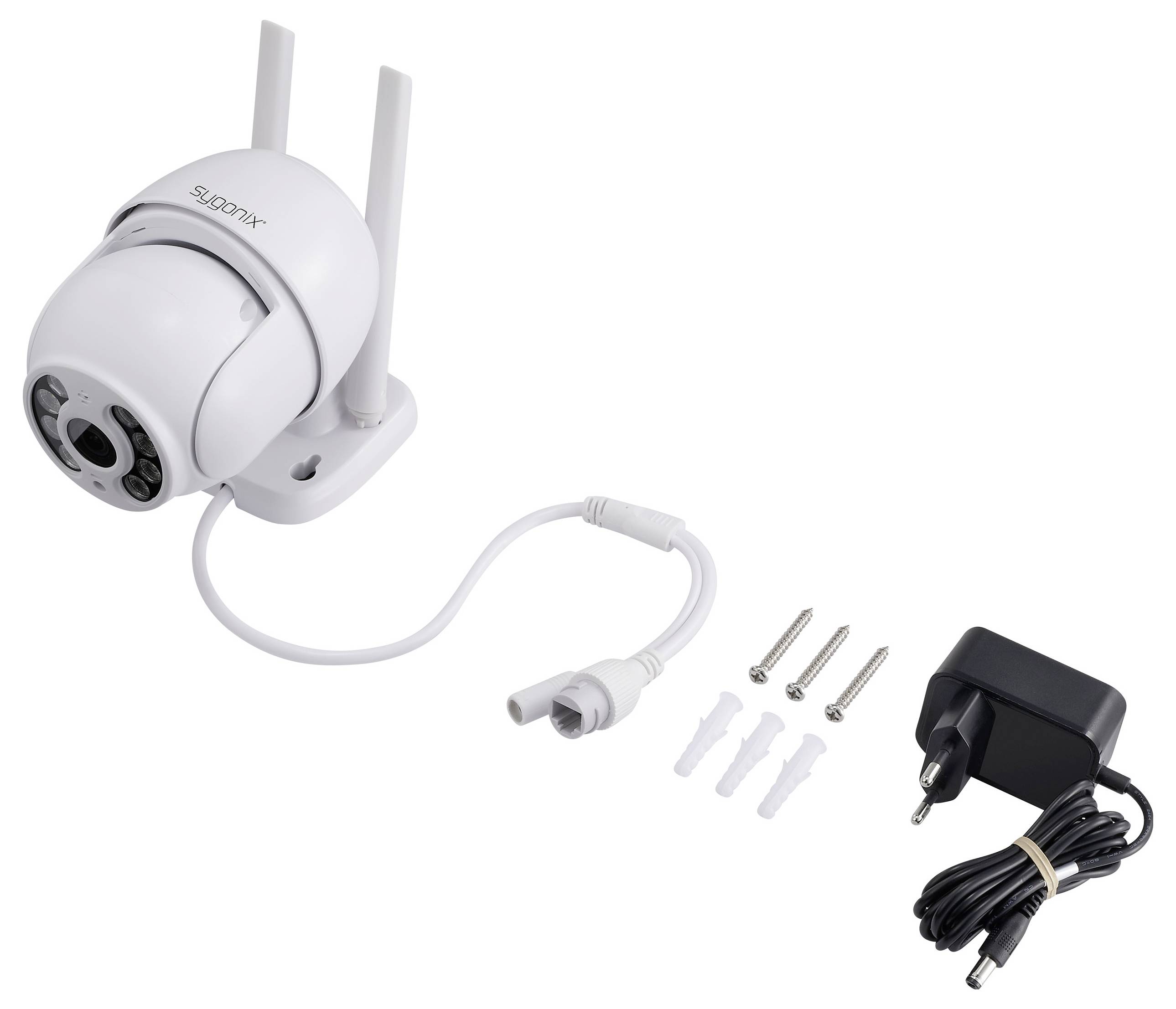 Sygonix SY-6440260 Funk-Zusatzkamera 2304 x 1296 Pixel 2.4GHz