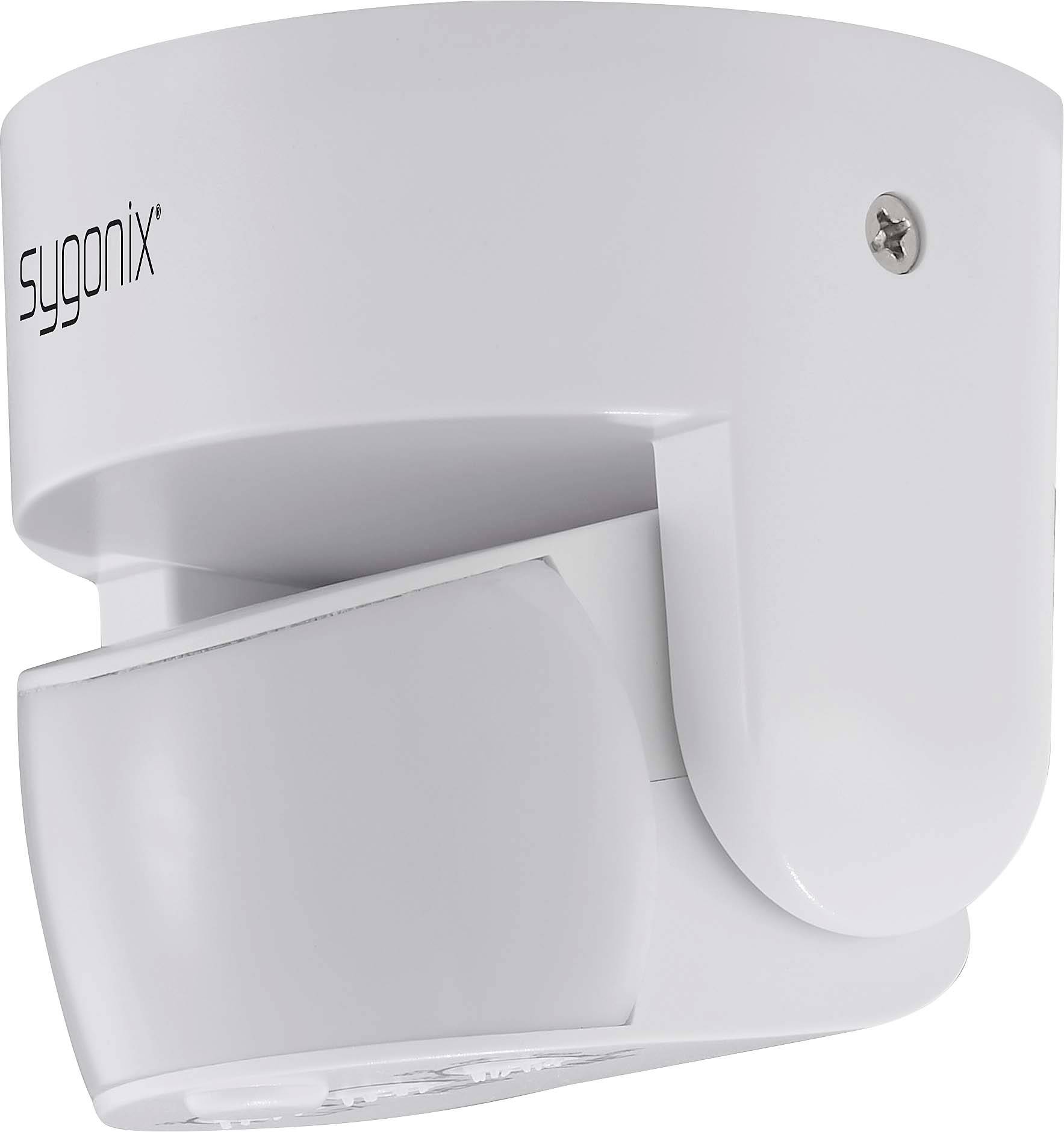 Sygonix SY-6440262 Wand, Decke HF-Bewegungsmelder 180° Relais Weiß IP65