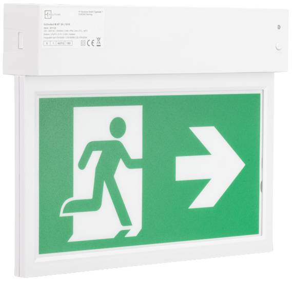 H1 Solutions 1016 LED Fluchtweg-Notbeleuchtung rechts, links, runter