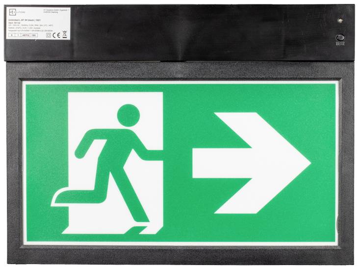 H1 Solutions 1021 LED Fluchtweg-Notbeleuchtung rechts, links, runter