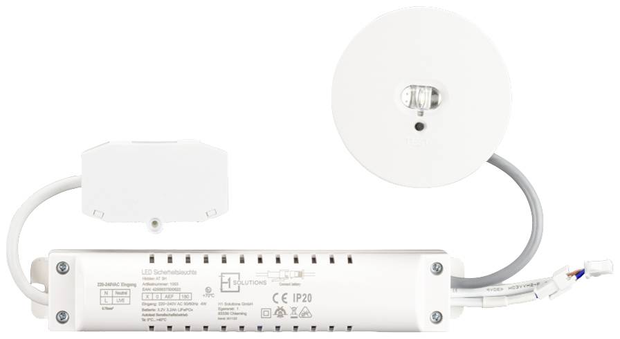 H1 Solutions 1053 Sicherheitsleuchte Deckeneinbaumontage