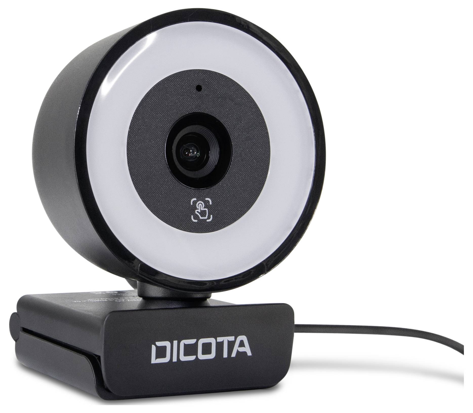 Dicota Webcam Ringlight 5MP Webcam Mikrofon
