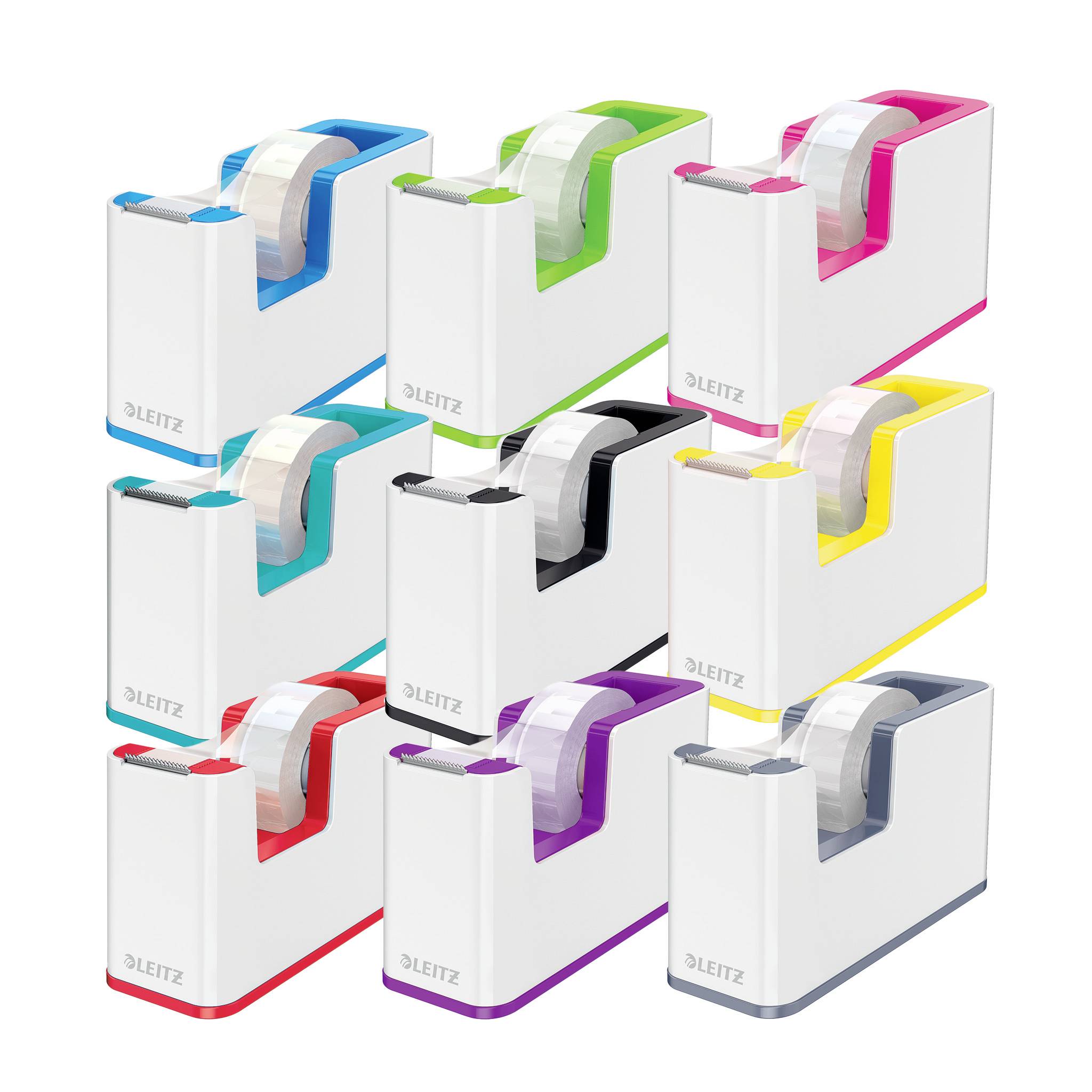 Leitz Klebeband-Abroller Weiß-Rot Rollenbreite (max.): 19mm Rollenlänge (max.) 33m nachfüllbar