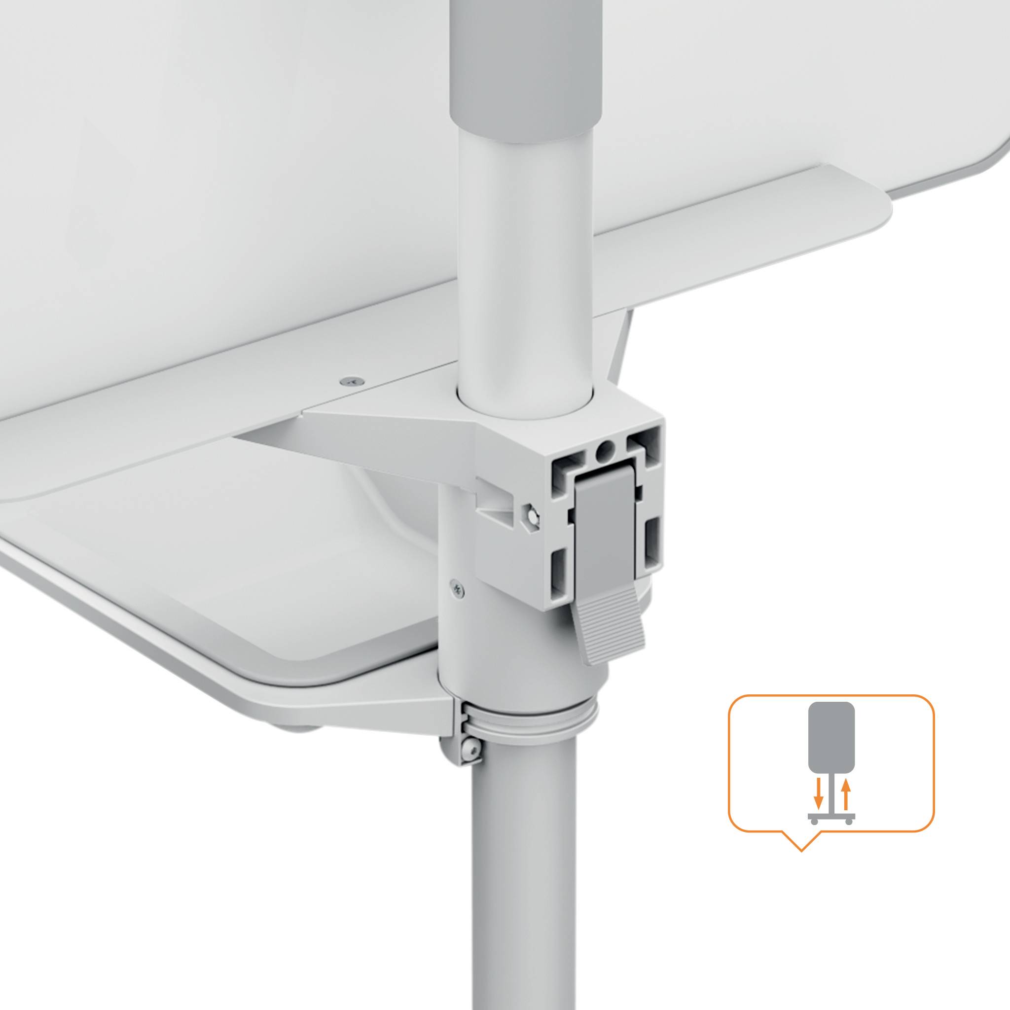Nobo Flipcharttafel Move & Meet Weiß 1915644