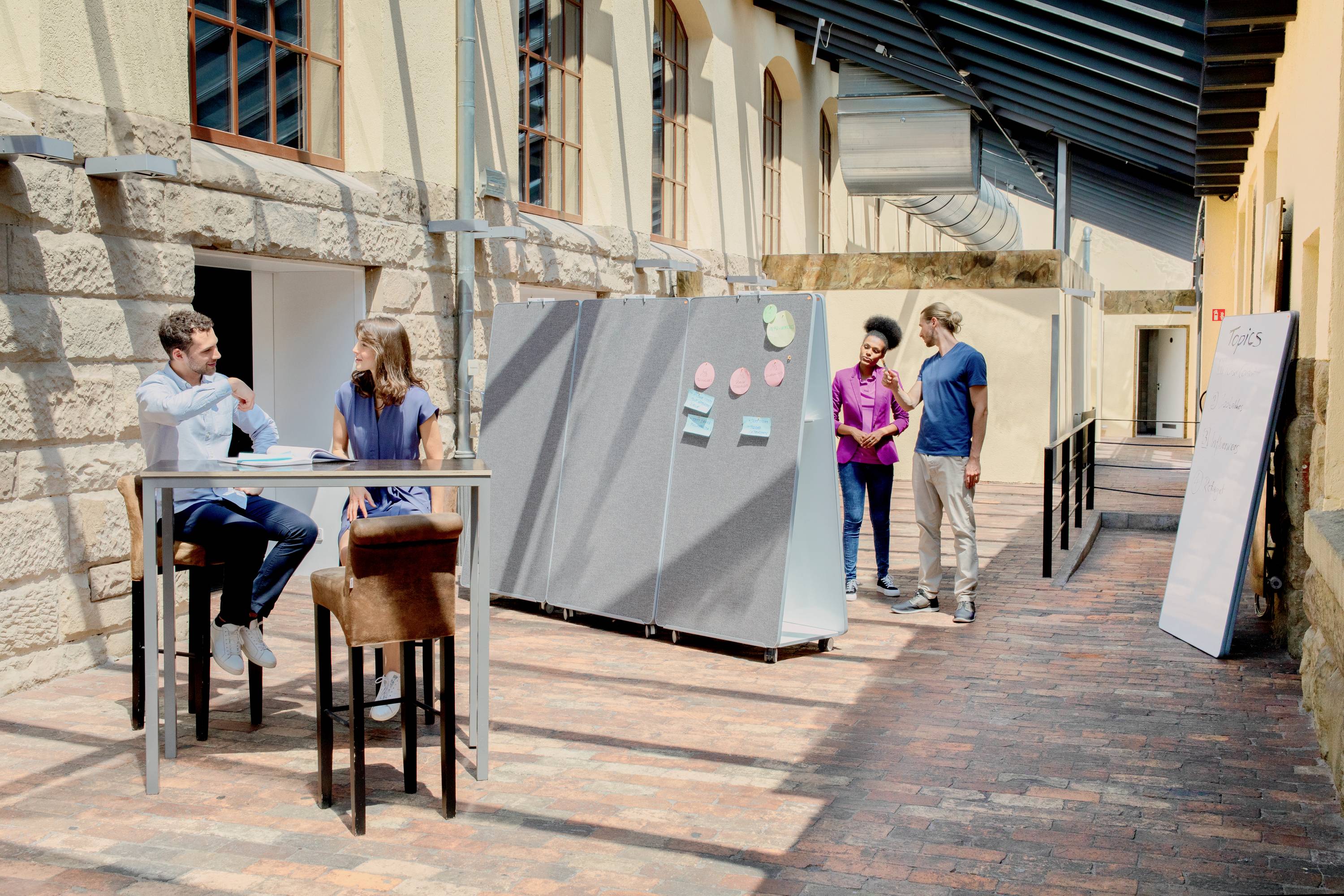 Nobo Whiteboard (B x H) 90cm x 180cm Weiß