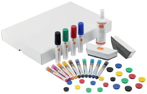 Nobo Whiteboard Zubehör-Set Inkl. Magneten, Inkl. Marker