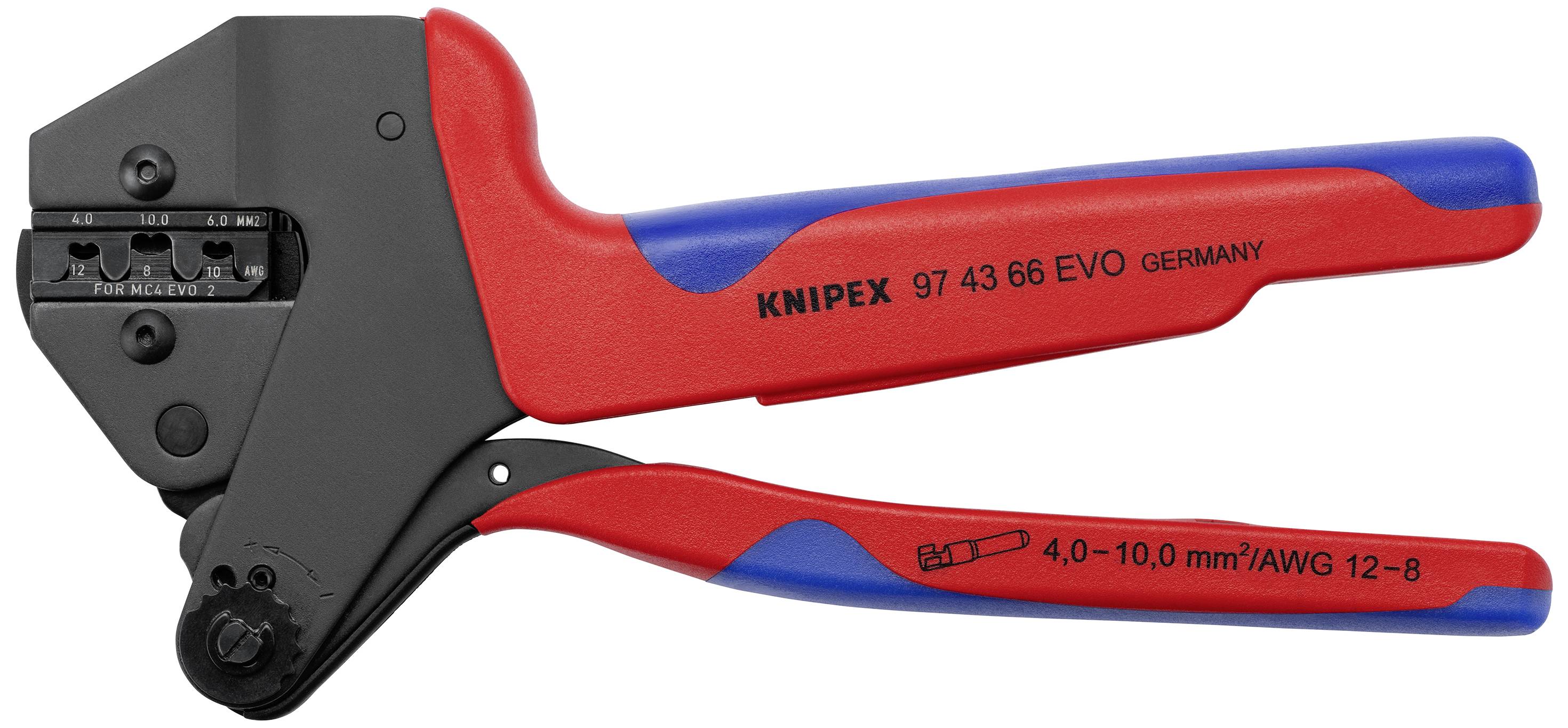 Knipex MC4 EVO2 97 43 66 EVO Crimpzange