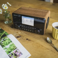 Albrecht DR 866 Tischradio DAB+, FM AUX, Bluetooth®, DAB+, UKW Fühlbare Tasten, Sprachausgabe, Weckfunktion Walnuss Albrecht DR 866 Tischradio DAB+, FM AUX, Bluetooth®, DAB+, UKW Fühlbare Tasten, Sprachausgabe, Weckfunktion Walnuss