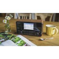 Albrecht DR 866 Tischradio DAB+, FM AUX, Bluetooth®, DAB+, UKW Fühlbare Tasten, Sprachausgabe, Weckfunktion Walnuss Albrecht DR 866 Tischradio DAB+, FM AUX, Bluetooth®, DAB+, UKW Fühlbare Tasten, Sprachausgabe, Weckfunktion Walnuss