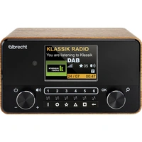 Albrecht DR 866 Tischradio DAB+, FM AUX, Bluetooth®, DAB+, UKW Fühlbare Tasten, Sprachausgabe, Weckfunktion Walnuss Albrecht DR 866 Tischradio DAB+, FM AUX, Bluetooth®, DAB+, UKW Fühlbare Tasten, Sprachausgabe, Weckfunktion Walnuss