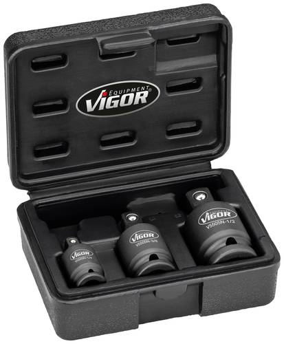 Vigor V5505N Kraft-Steckschlüsseleinsatz-Set Antrieb 1/2 (12.5 mm), 1/4 (6.3 mm), 3/8 (10 mm) 1
