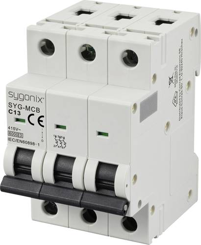 Sygonix SY-6441082 SYG-MCB 3P/C13/6KA Leitungsschutzschalter 3polig 13 A 415 V/AC