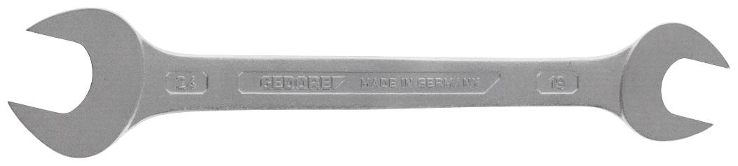 Doppelmaulschlüssel aus Metall mit den Größen 13 mm und 16 mm. Eignet sich zum Lösen oder Festziehen von Schrauben und Muttern.