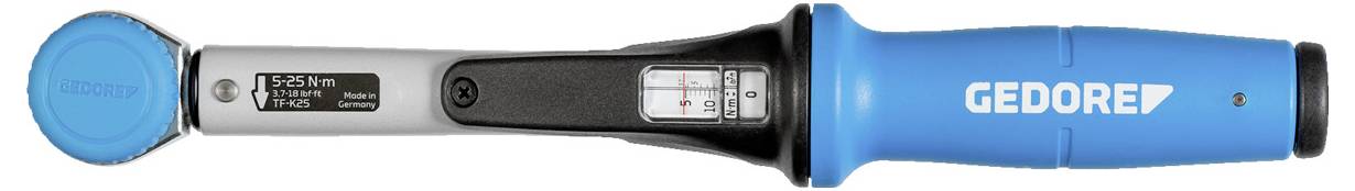 Gedore TF-K25 Drehmomentschlüssel 1/4" (6.3 mm) 5 - 25 Nm