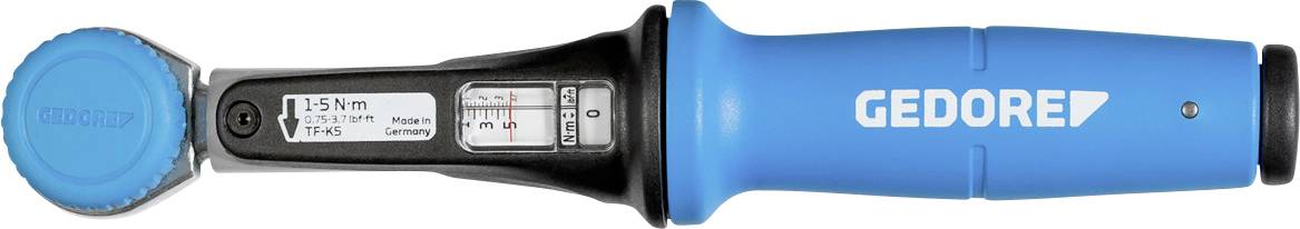 Gedore TF-K5 Drehmomentschlüssel 1/4" (6.3 mm) 1 - 5 Nm