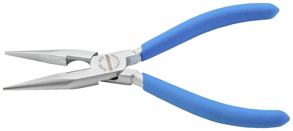 Gedore 8132-160 TC Werkstatt Flachrundzange Gerade Vergütungsstahl 160mm