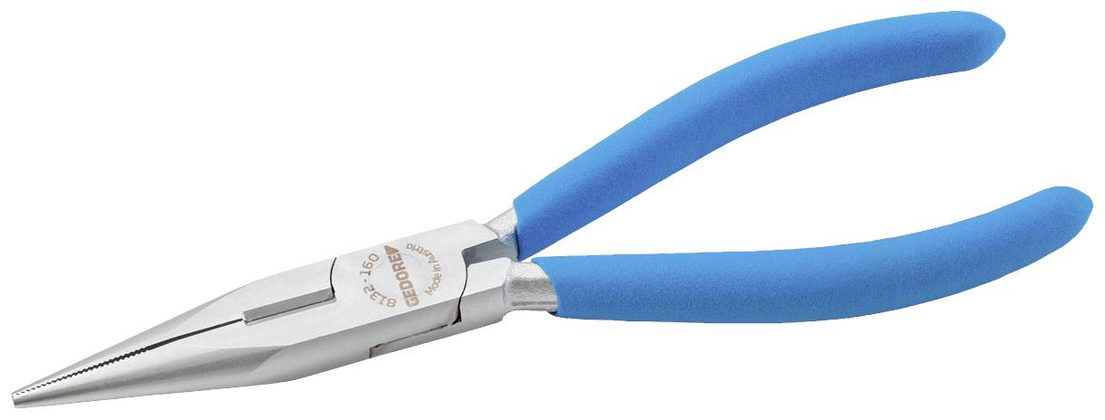 Gedore 8132-160 TC Werkstatt Flachrundzange Gerade Vergütungsstahl 160mm
