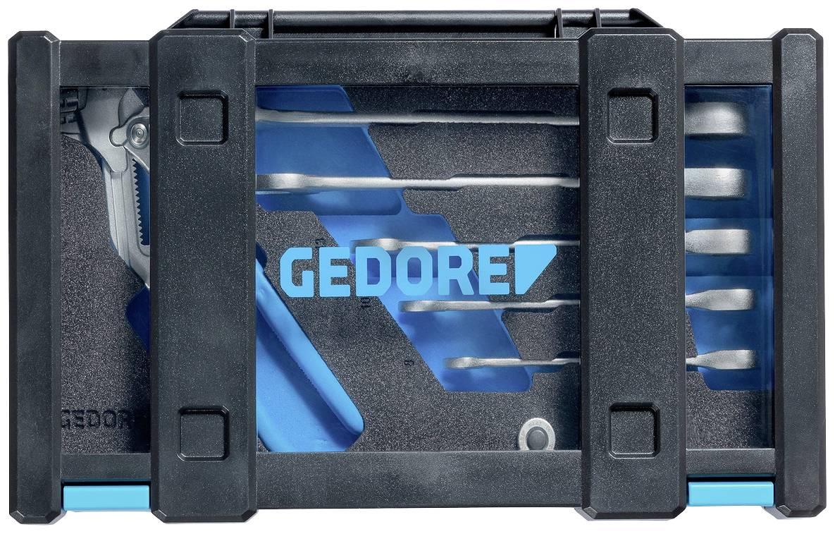 Gedore 7 RA 183 Ring-Ratschenschlüssel-Satz 8teilig Schlüsselweite (Metrisch) 8 - 19 mm