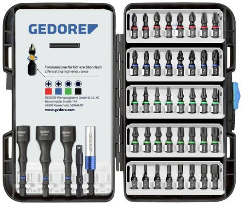 Gedore 666-045 Jeu dembouts 45 pièces 1/4 (6.3 mm) zone de torsion
