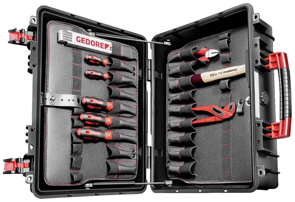Gedore R21652057 Lehrlinge Werkzeugkoffer bestückt 55teilig