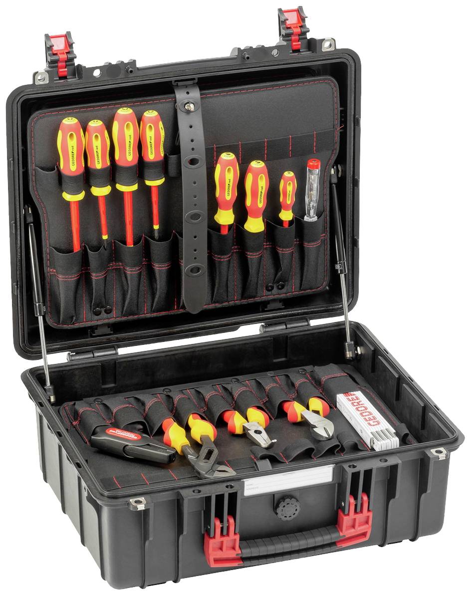 Gedore R21652089 Lehrlinge, Elektriker Werkzeugkoffer bestückt 89teilig (L x B x H) 485 x 414 x 212mm