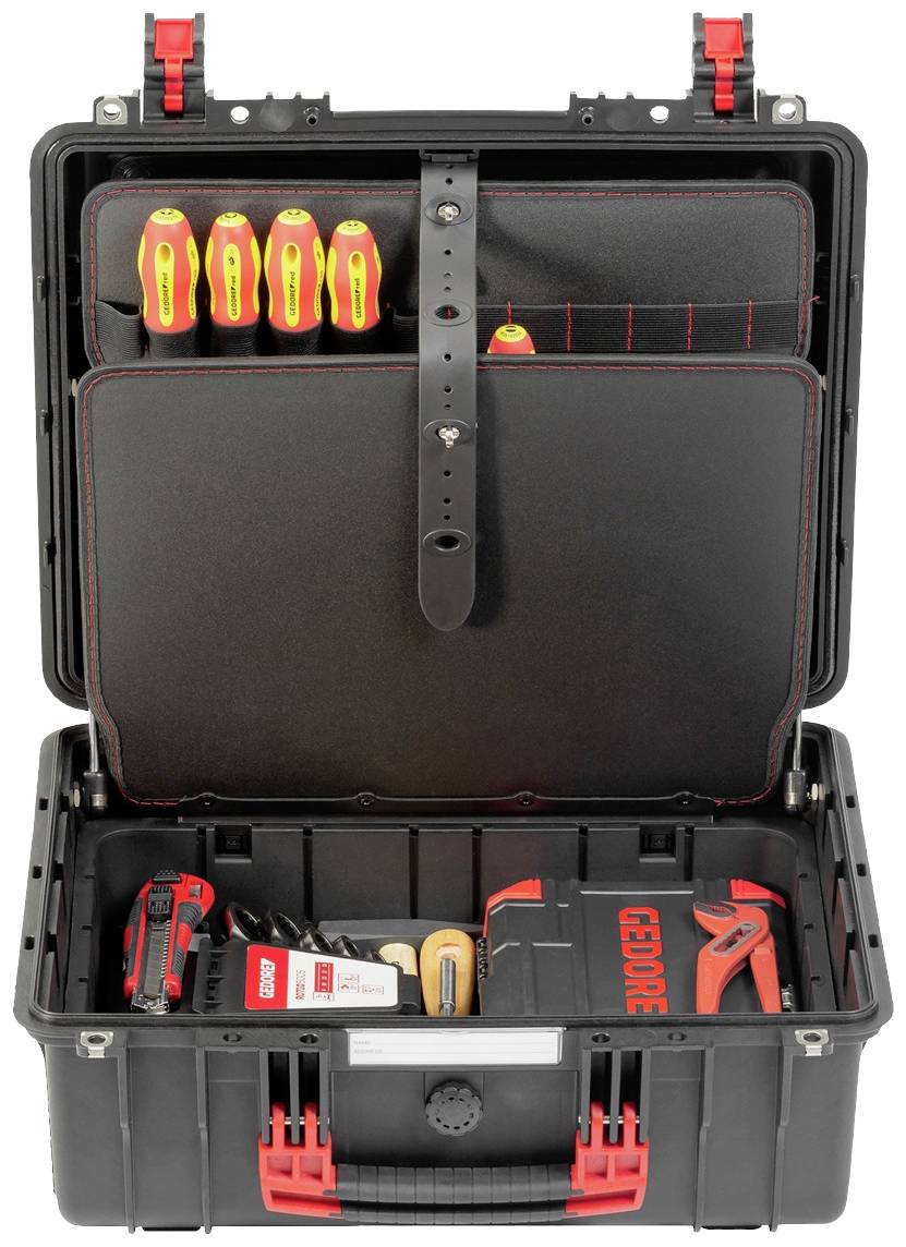 Gedore R21652089 Lehrlinge, Elektriker Werkzeugkoffer bestückt 89teilig (L x B x H) 485 x 414 x 212mm