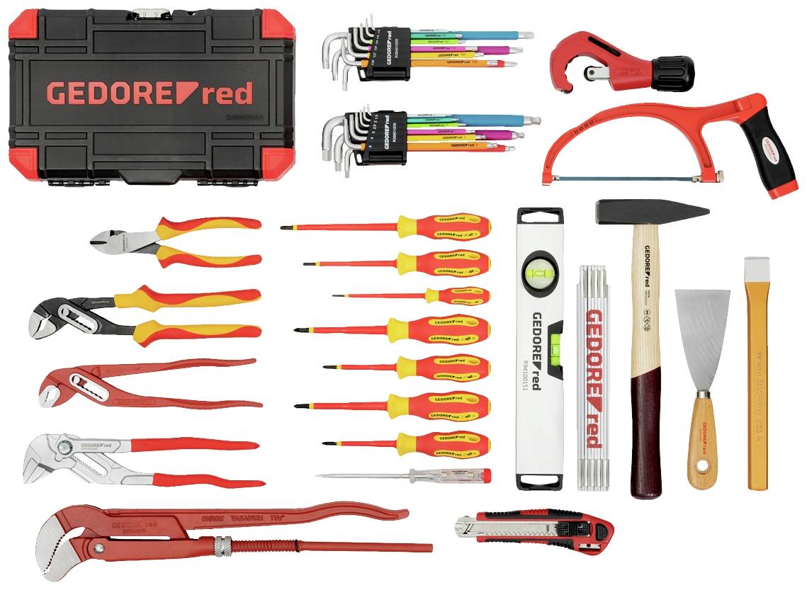 Gedore SANIT R21902072 Trolley-Koffer bestückt 72teilig (L x B x H) 550 x 225 x 350mm