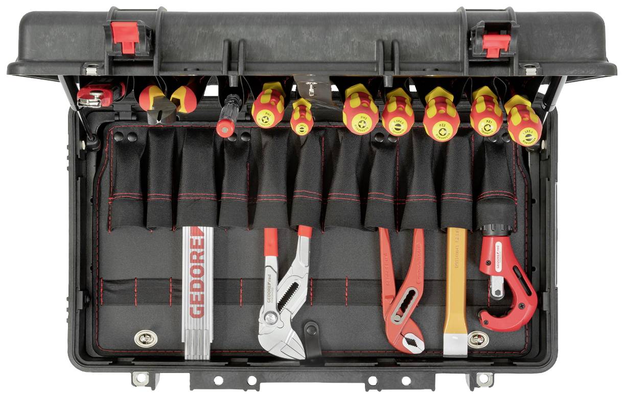 Gedore SANIT R21902072 Trolley-Koffer bestückt 72teilig (L x B x H) 550 x 225 x 350mm