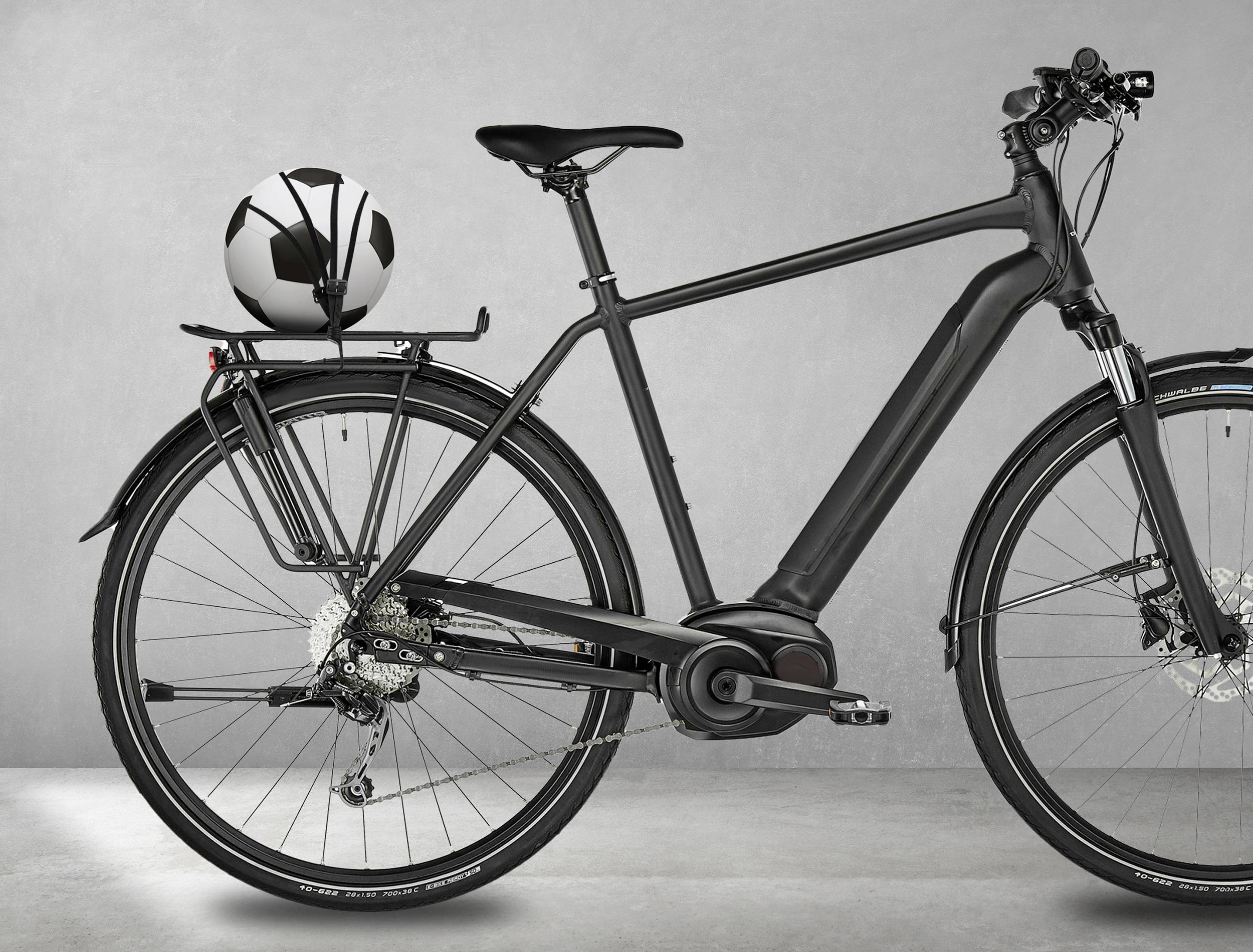 LAS 10351 Fahrradgepäckträger Schwarz