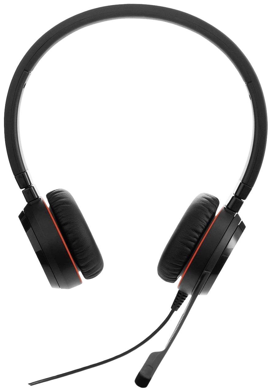 Jabra Evolve 30 II UC On Ear Headset kabelgebunden Stereo Schwarz Mikrofon-Stummschaltung, Lautstärkeregelung Computer
