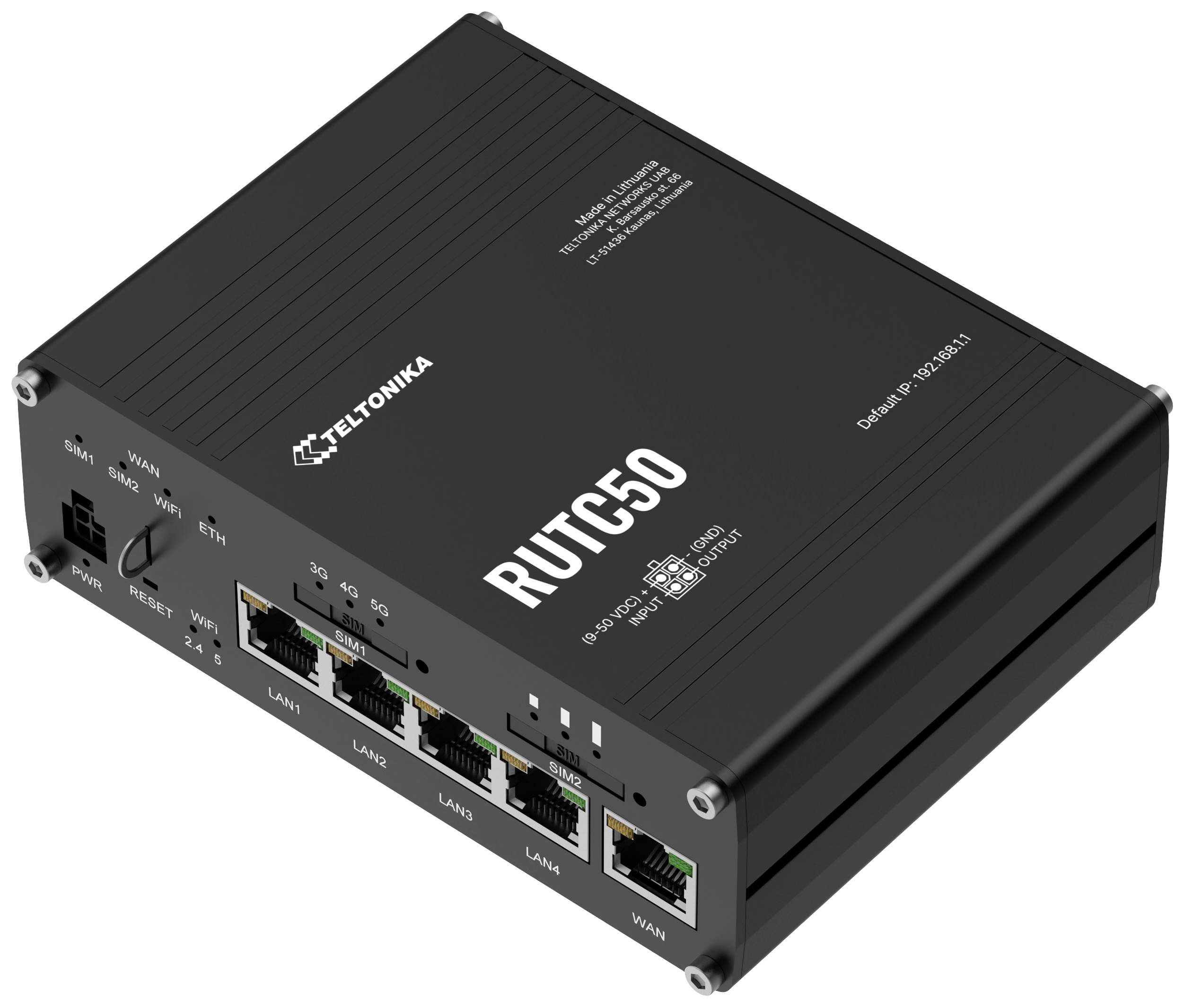 TELTONIKA - RUTC50 WiFi 6 5G LTE Router