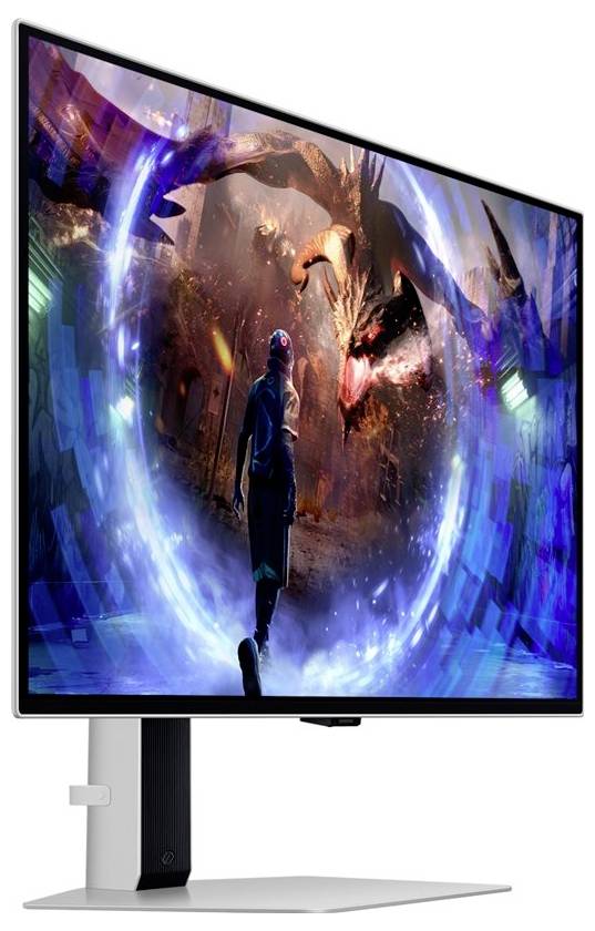 Samsung Odyssey OLED G6 S27DG600SU Gaming Monitor EEK G (A - G) 68.6 cm (27 Zoll) 2560 x 1440 Pixel 16:9 0.03 ms HDMI®, DisplayPort, Kopfhörer (3.5