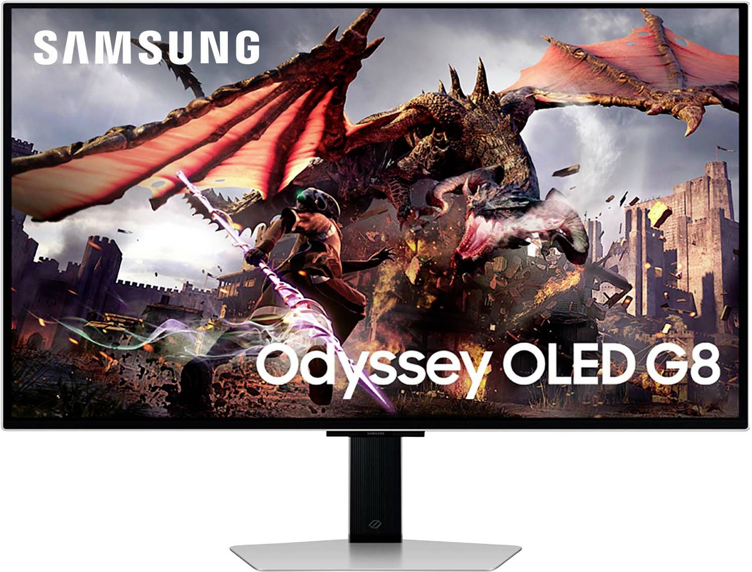 Samsung Odyssey OLED G8 S32DG800SU Gaming Monitor EEK G (A - G) 81.3 cm (32 Zoll) 3840 x 2160 Pixel 16:9 0.03 ms HDMI®, DisplayPort, USB 3.0, USB-B