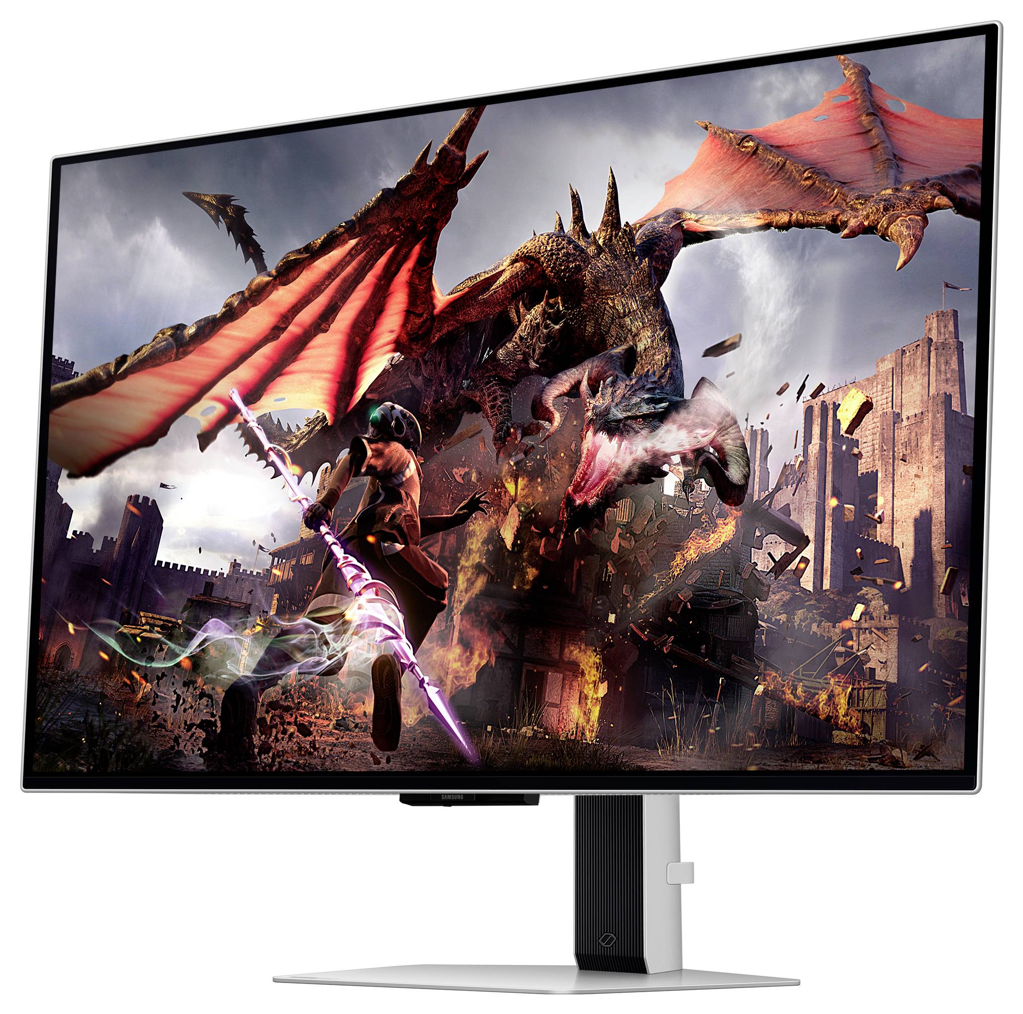 Samsung Odyssey OLED G8 S32DG800SU Gaming Monitor EEK G (A - G) 81.3 cm (32 Zoll) 3840 x 2160 Pixel 16:9 0.03 ms HDMI®, DisplayPort, USB 3.0, USB-B