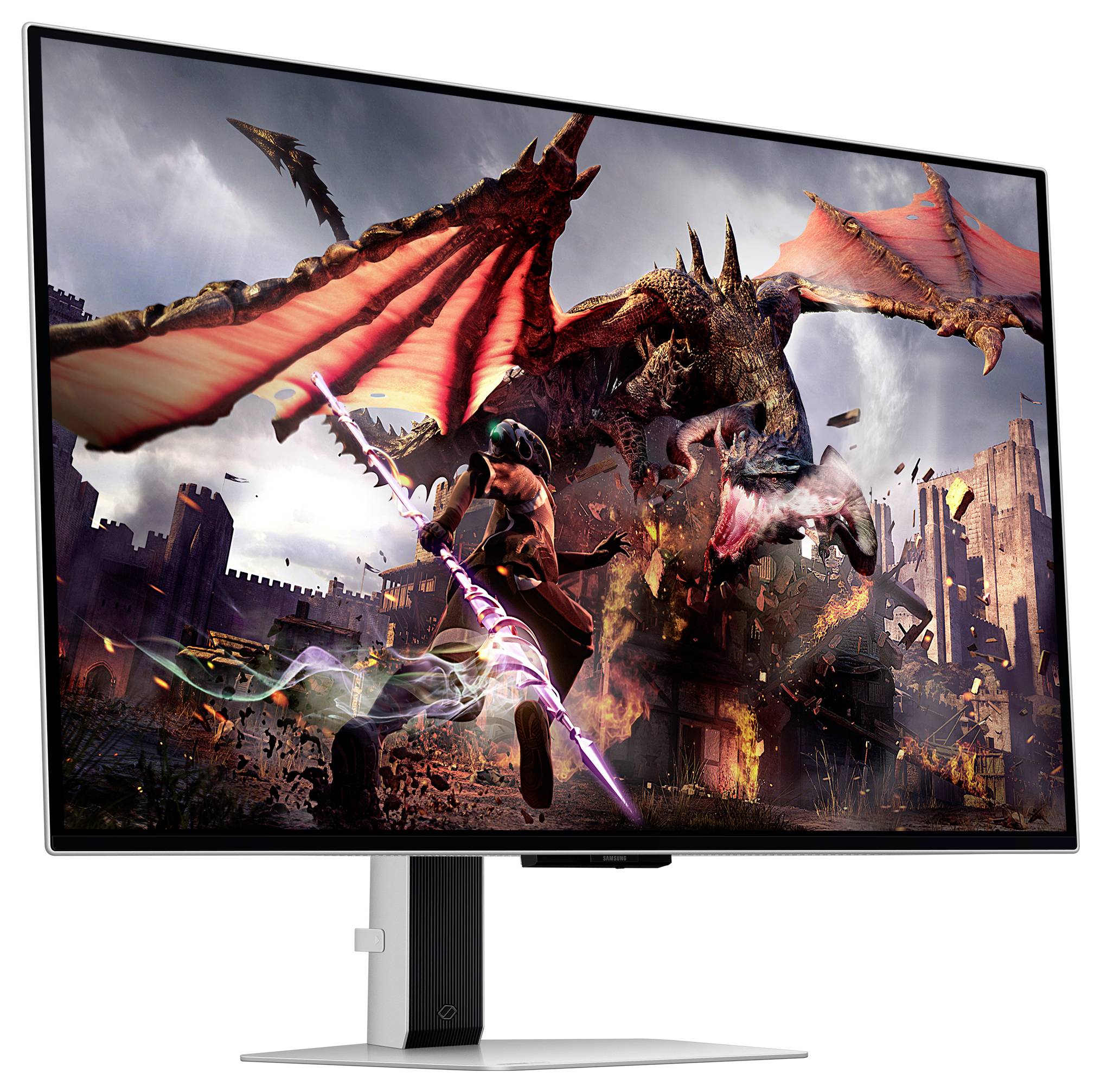 Samsung Odyssey OLED G8 S32DG800SU Gaming Monitor EEK G (A - G) 81.3 cm (32 Zoll) 3840 x 2160 Pixel 16:9 0.03 ms HDMI®, DisplayPort, USB-A (USB 3.0)
