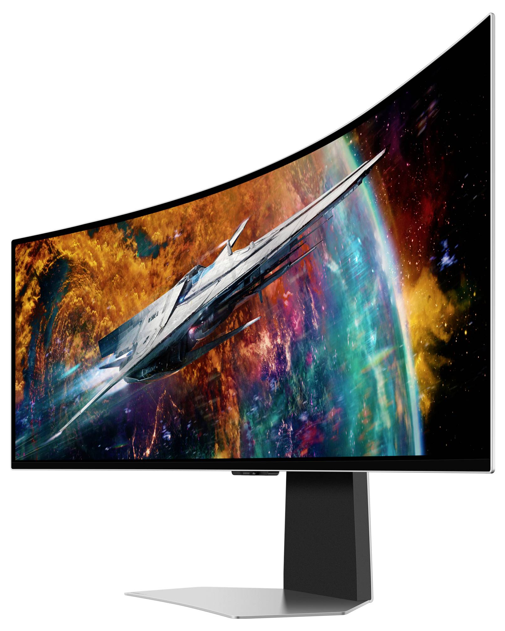 Samsung Odyssey OLED G9 S49CG954SU Gaming Monitor EEK G (A - G) 124.5 cm (49 Zoll) 5120 x 1440 Pixel 32:9 0.03 ms Mini DisplayPort, HDMI®, Micro HDM
