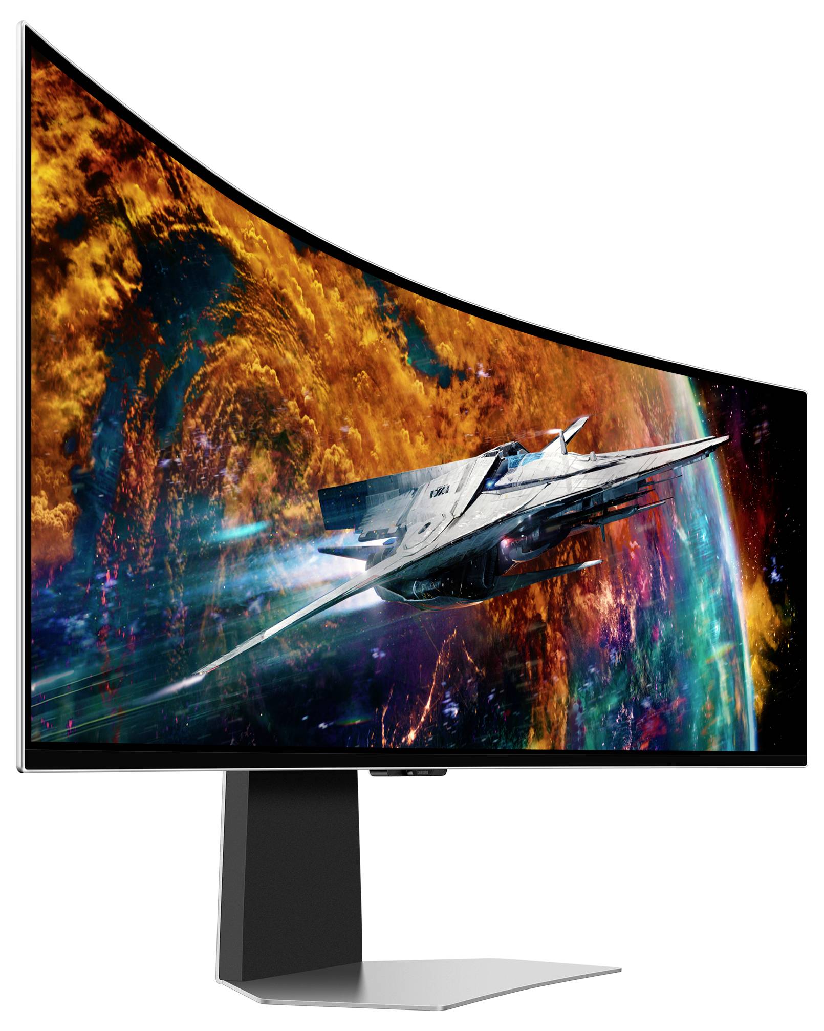Samsung Odyssey OLED G9 S49CG954SU Gaming Monitor EEK G (A - G) 124.5 cm (49 Zoll) 5120 x 1440 Pixel 32:9 0.03 ms Mini DisplayPort, HDMI®, Micro HDM