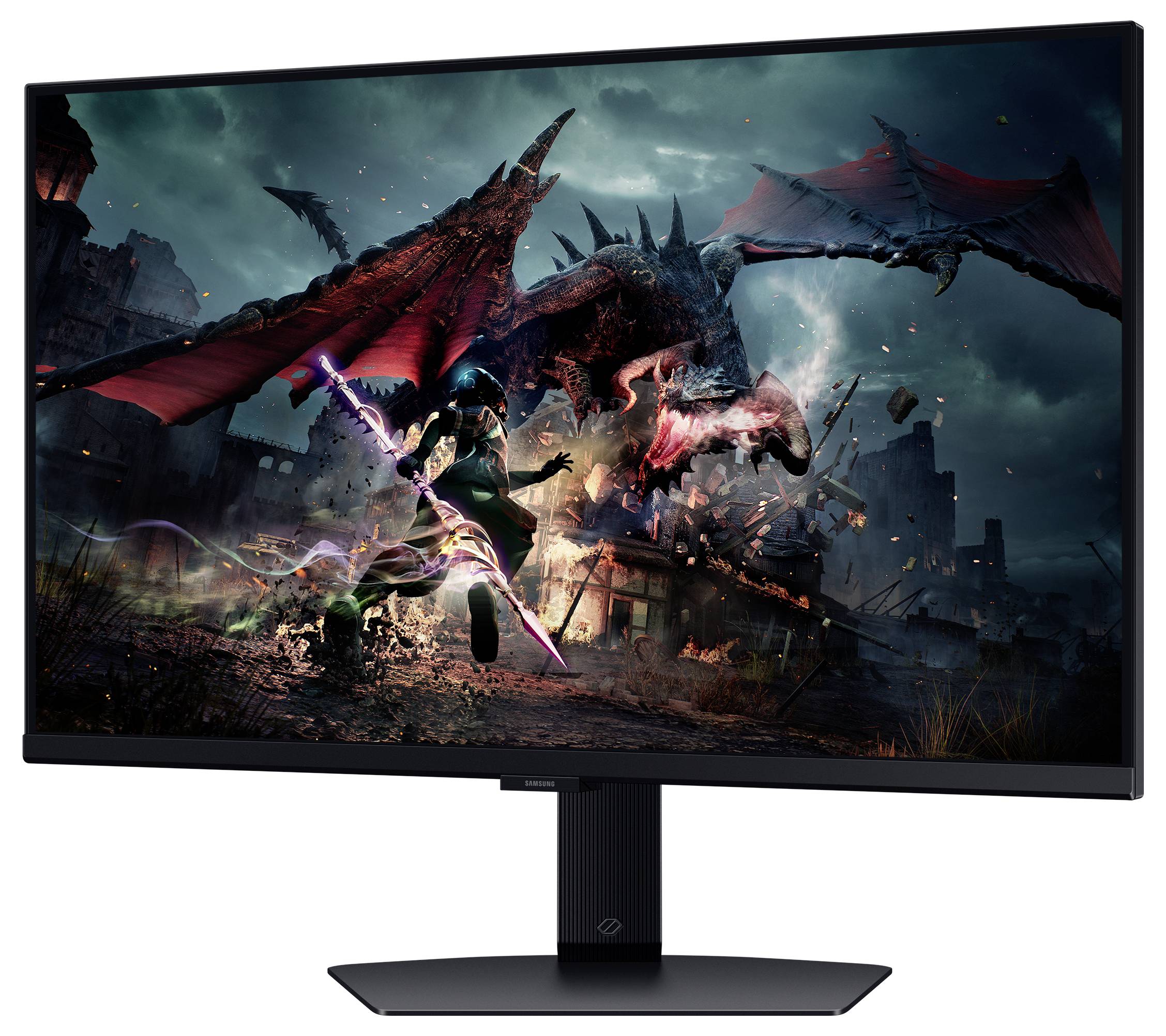 Samsung Odyssey G5 S27DG500EU Gaming Monitor EEK F (A - G) 68.6 cm (27 Zoll) 2560 x 1440 Pixel 16:9 1 ms DisplayPort, HDMI®, Kopfhörer (3.5 mm Klin