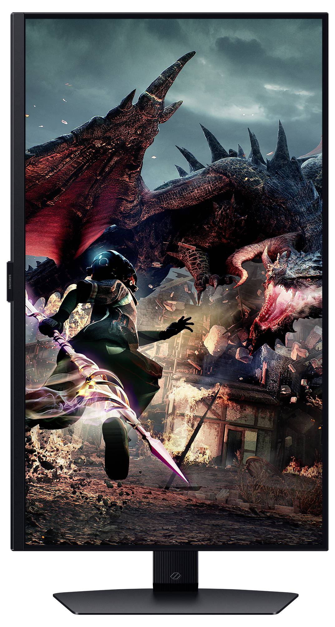 Samsung Odyssey G5 S27DG500EU Gaming Monitor EEK F (A - G) 68.6 cm (27 Zoll) 2560 x 1440 Pixel 16:9 1 ms DisplayPort, HDMI®, Kopfhörer (3.5 mm Klin