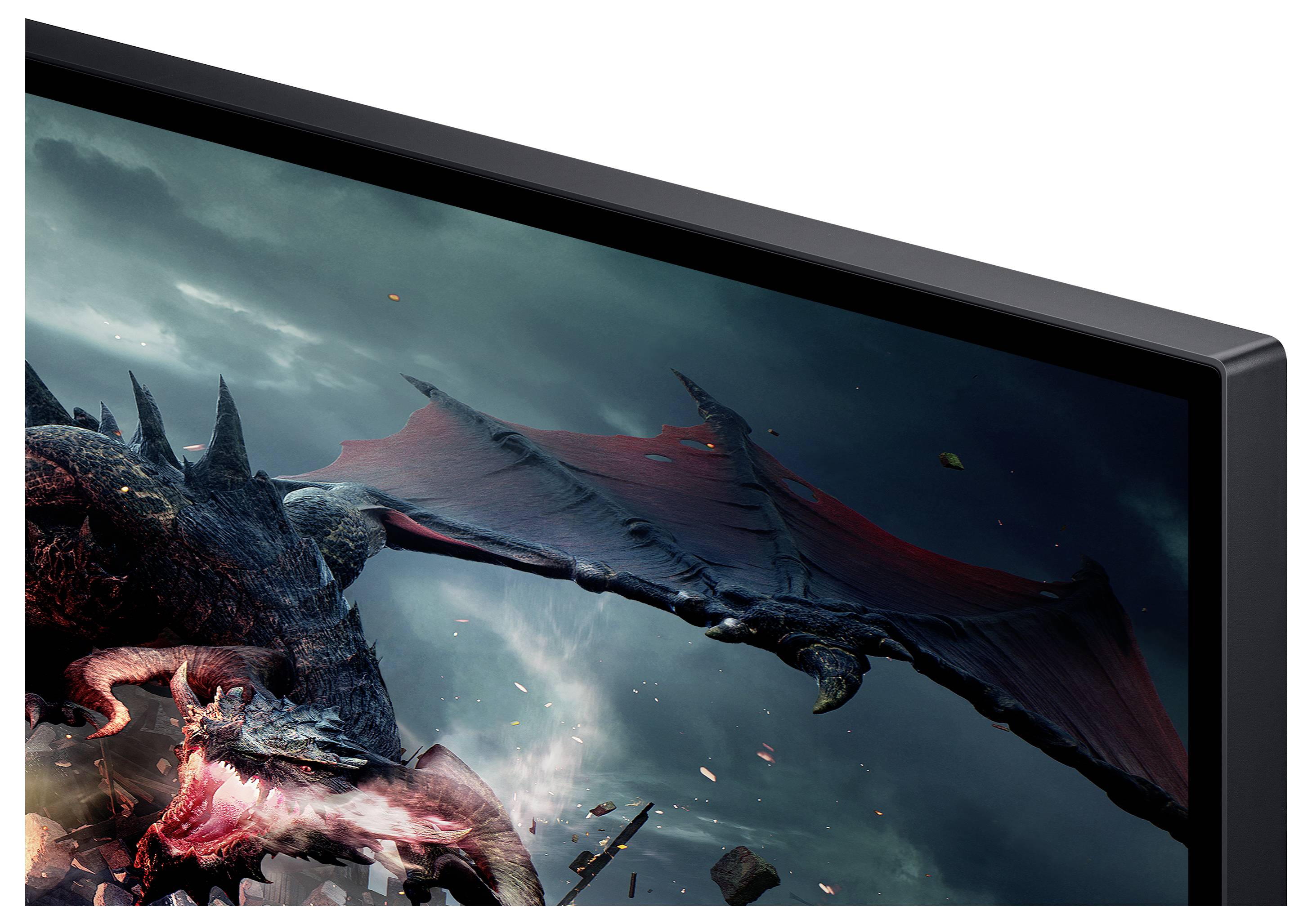 Samsung Odyssey G5 S27DG500EU Gaming Monitor EEK F (A - G) 68.6 cm (27 Zoll) 2560 x 1440 Pixel 16:9 1 ms DisplayPort, HDMI®, Kopfhörer (3.5 mm Klin