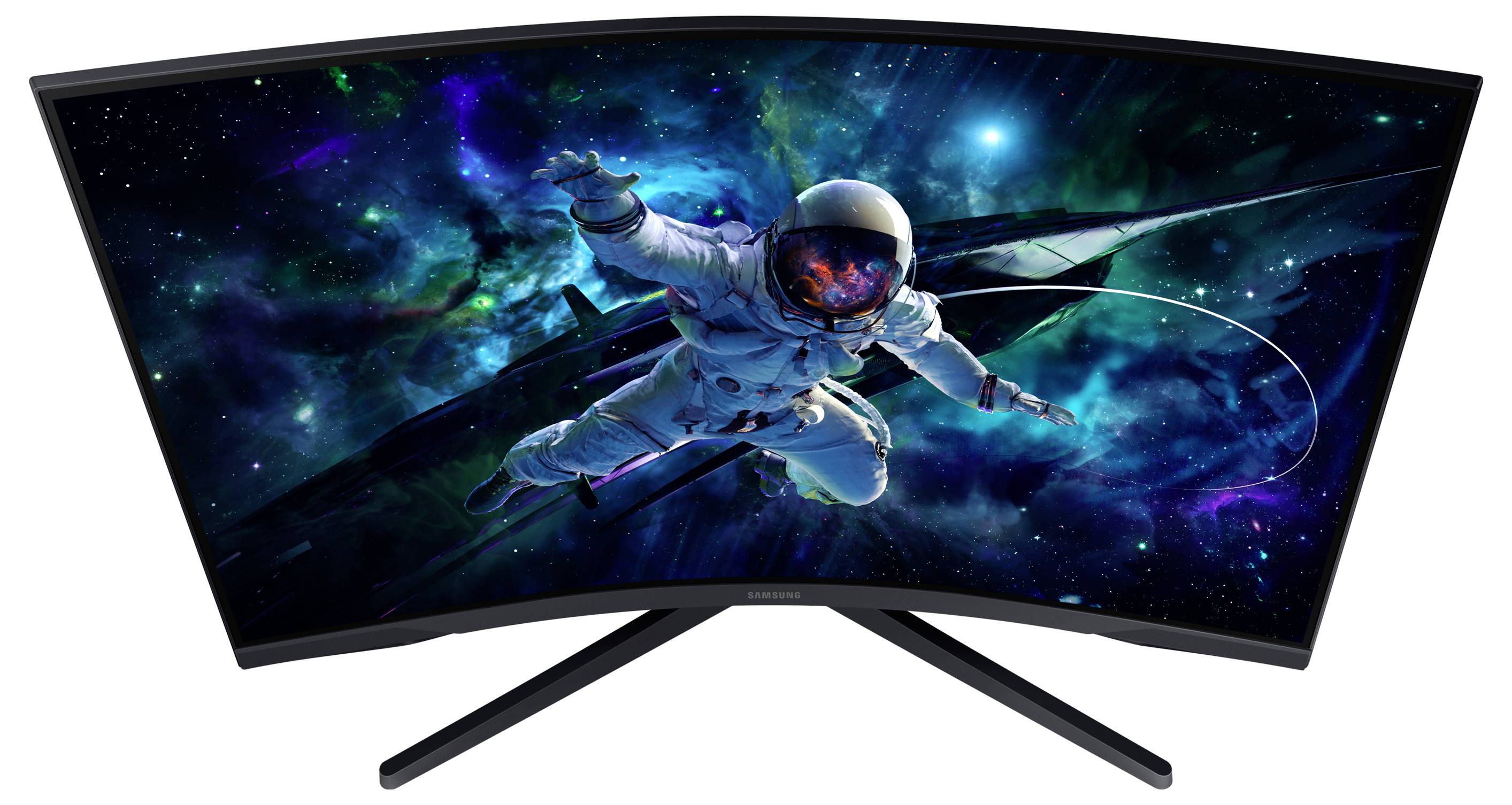 Samsung Odyssey G5 S32CG554EU Gaming Monitor EEK G (A - G) 81.3cm (32 Zoll) 2560 x 1440 Pixel 16:9 1 ms DisplayPort, HDMI®