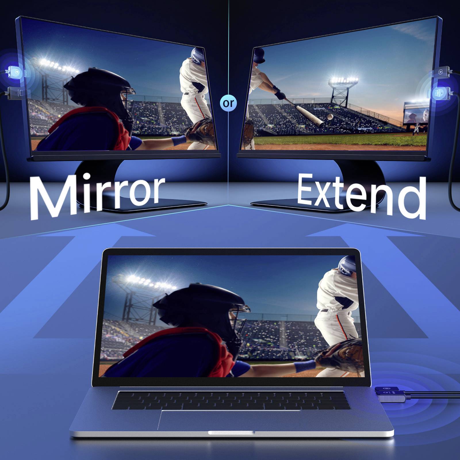 Minix H1 HDMI-Funkübertragung (Set) 50m 5GHz 1920 x 1080 Pixel