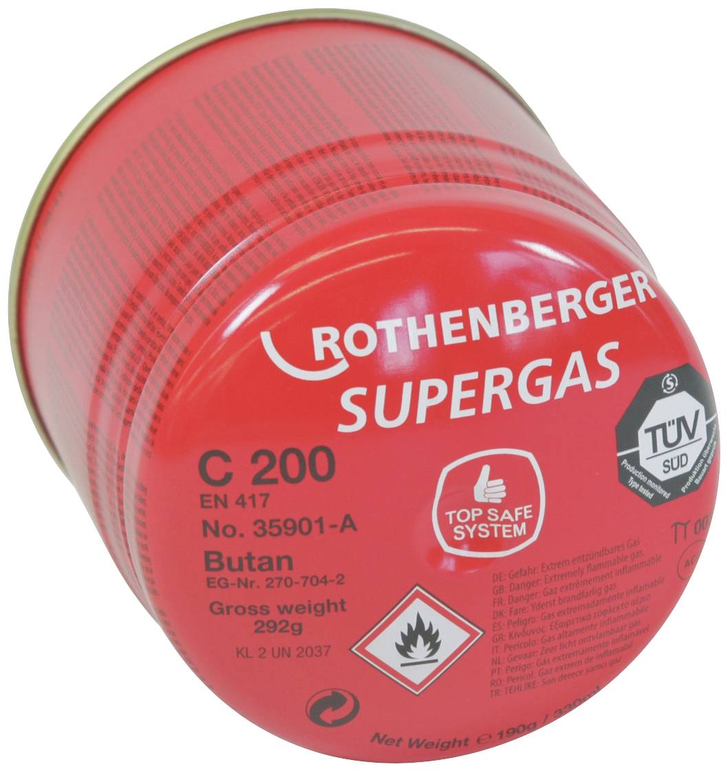 Rothenberger Supergas C200 Gaskartusche 292g 1St.