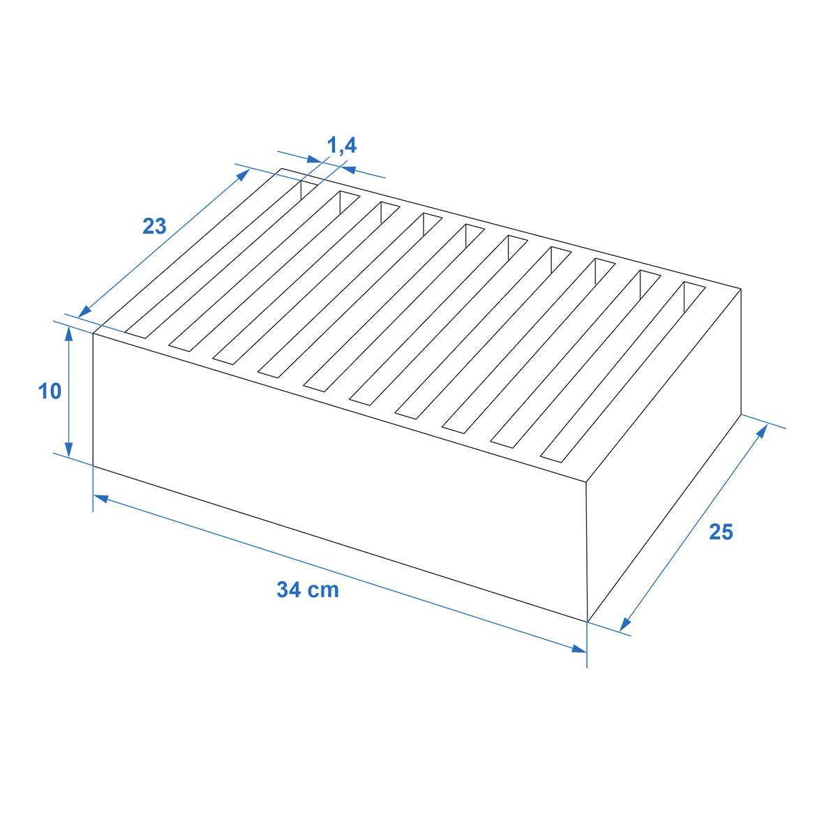 ProPlus 761472PMV01 Ablagefach (L x B x H) 340 x 250 x 140 mm