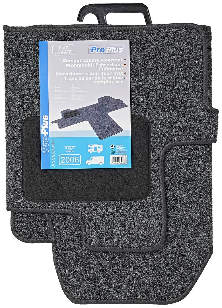 ProPlus 362124 Fußmatte (fahrzeugspezifisch) Passend für (Auto-Marke): Fiat Anthrazit