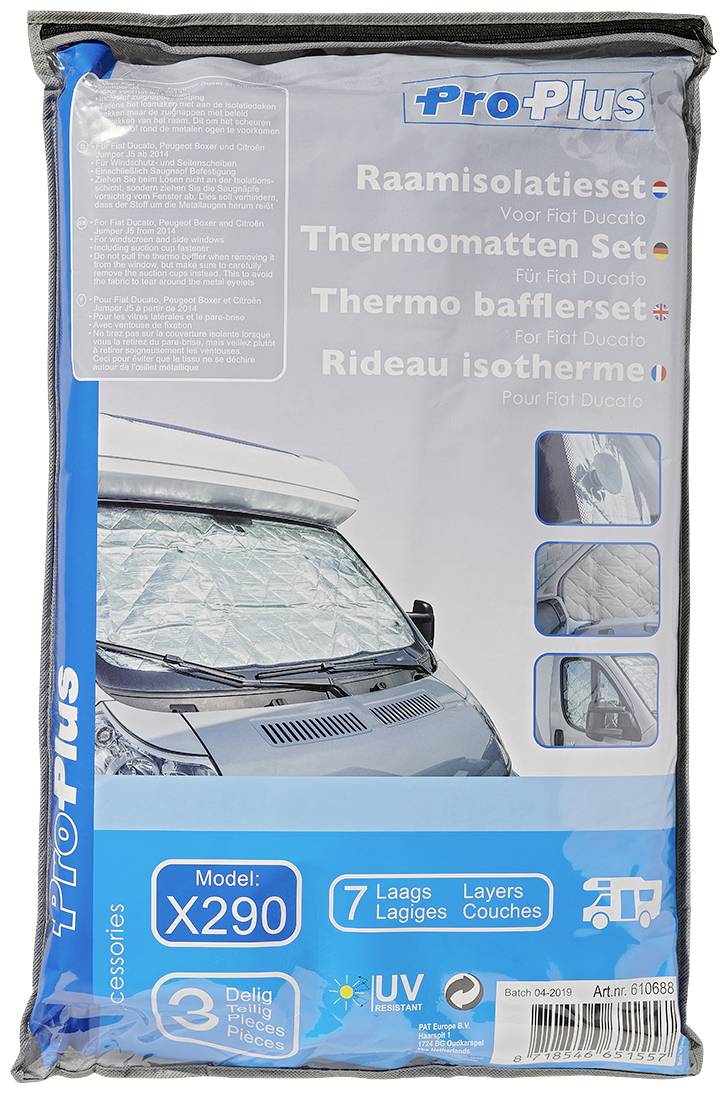 ProPlus 610688 Sonnenschutz Passend für (Auto-Marke): Fiat, Peugeot, Citroen