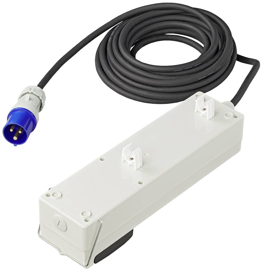 ProPlus 373582DE Steckdosenleiste Grau, Blau CEE-Stecker 1St.